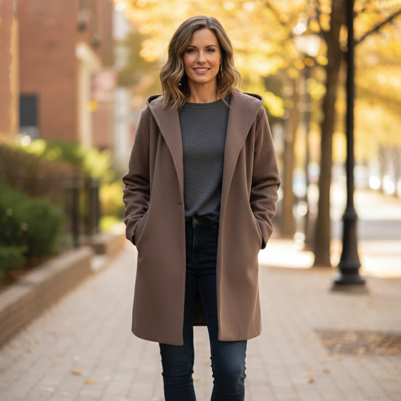 Women's Oversized Wool Blend Coat