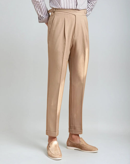 Classic Luxury Mens Formal Trousers - OutfitLondon