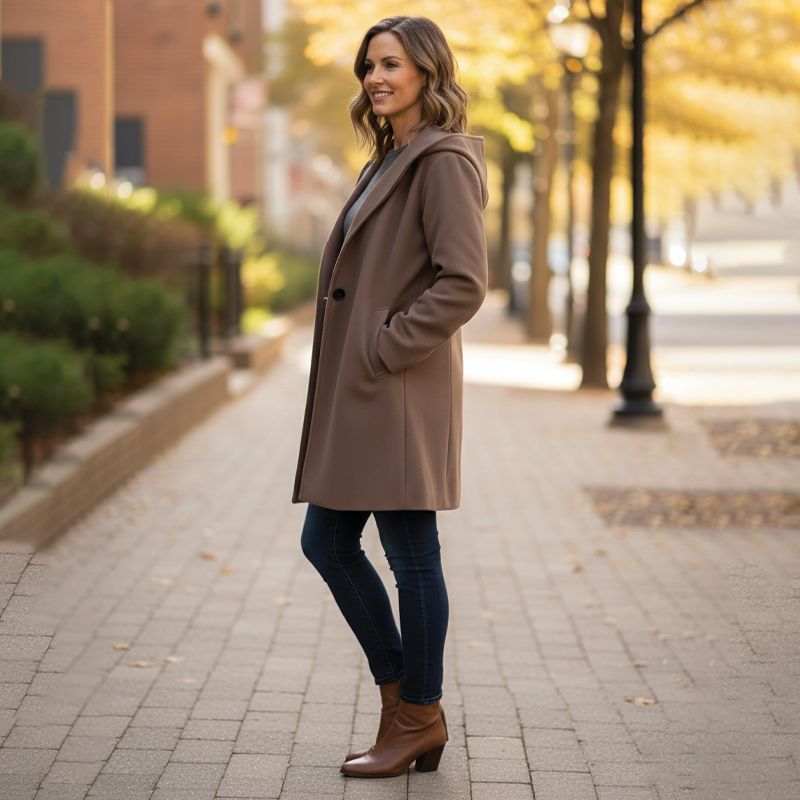 Women's Oversized Wool Blend Coat