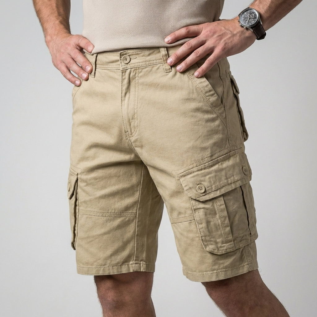Comfortable Casual Knee Length Cargo Shorts