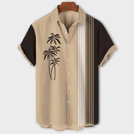 Colorful Hawaiian Style Mens Polo Shirt - OutfitLondon