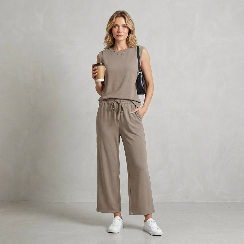 Comfortable Loose Fit Two Piece Outfit Set