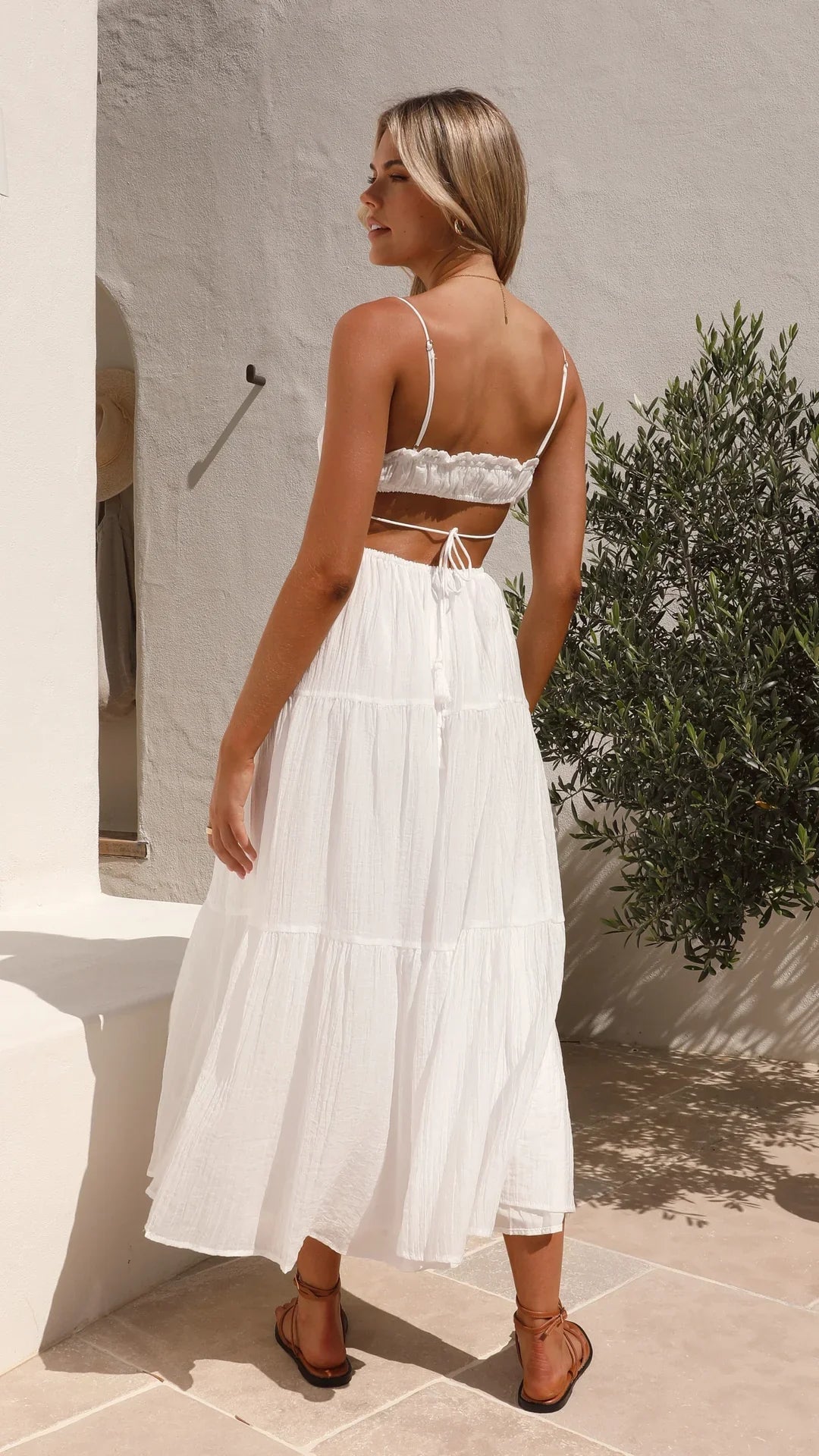 Kiahna Dress | Bohemian Spaghetti Strap Summer Dress