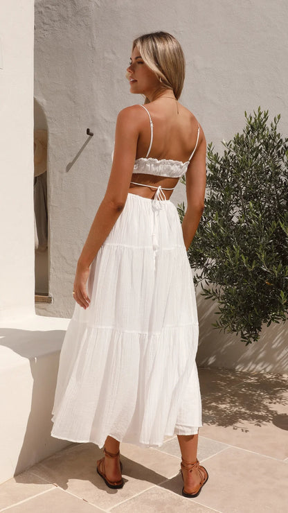 Kiahna Dress | Bohemian Spaghetti Strap Summer Dress