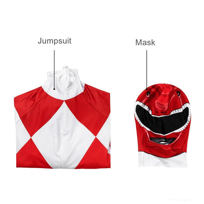 Kids Superhero Costume Jumpsuit with Mask