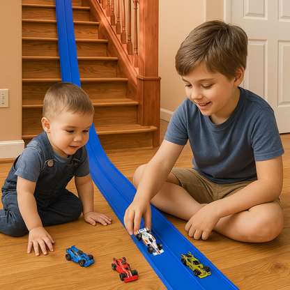 Jeu d'enfants Piste de Course Souple Voiture Étanche et Pliable