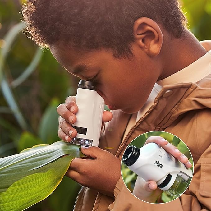 Fun Kids Microscope 60x-120x Magnification Science Kit