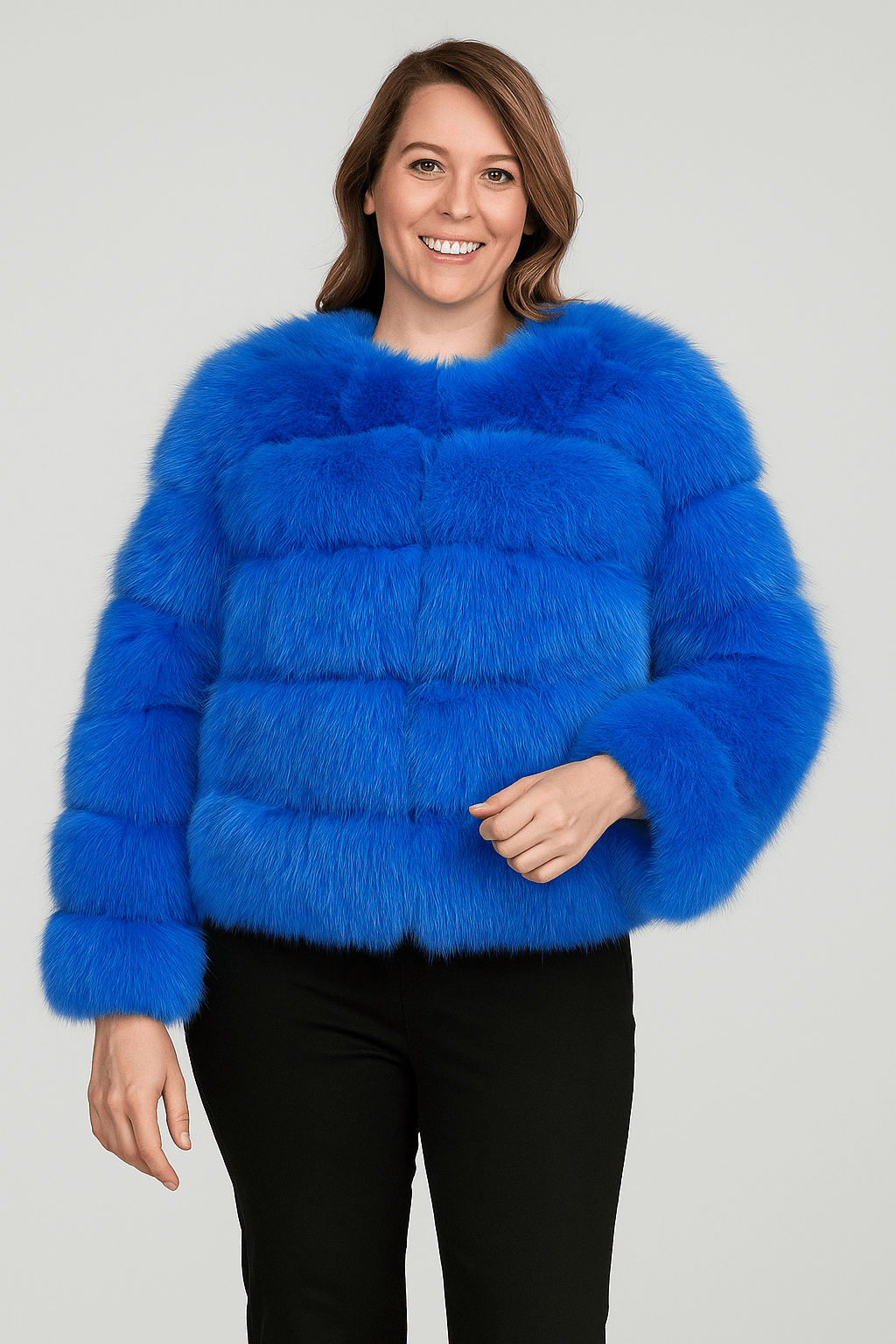 Cozy Women's Short Fuzzy Winter Coat