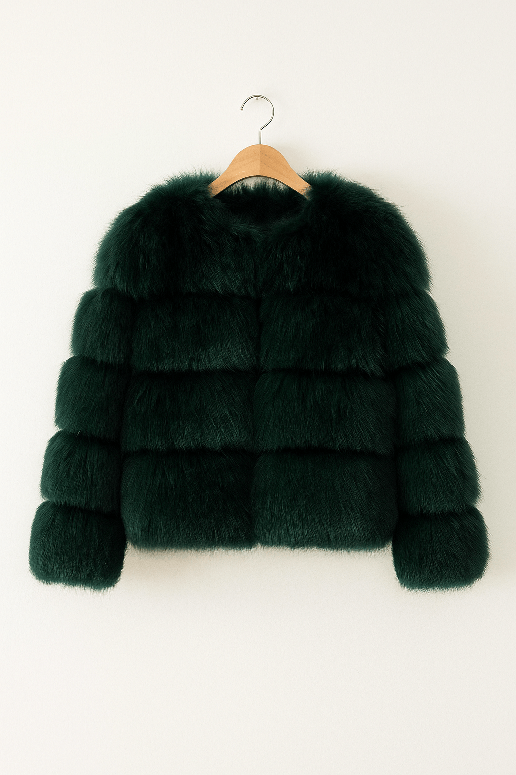 Cozy Women's Short Fuzzy Winter Coat