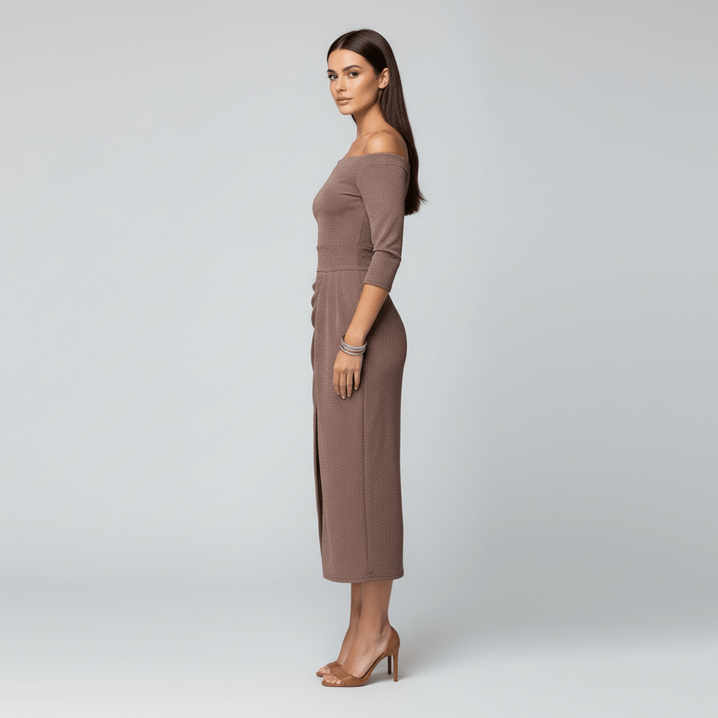 Chic Floral Off The Shoulder Party Dress