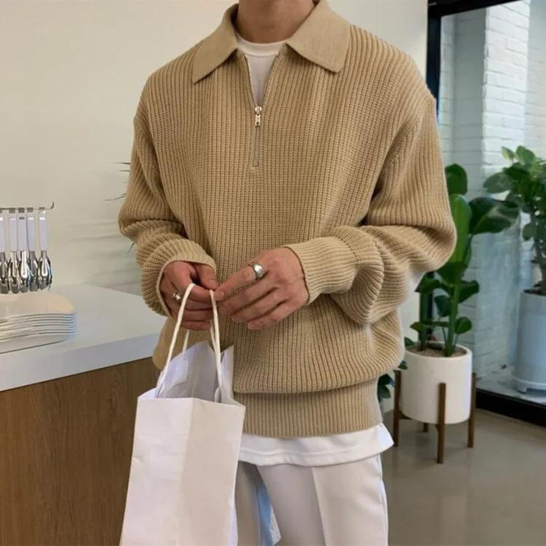 Soft Crew Neck Sweater with Thermal Warmth