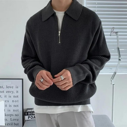 Soft Crew Neck Sweater with Thermal Warmth