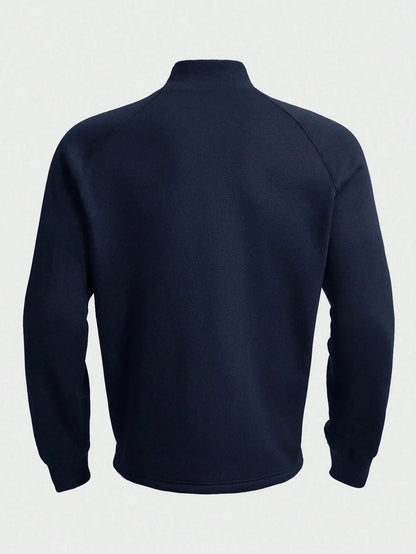 Soft Pullover Sweater - Casual Fit Half Zip