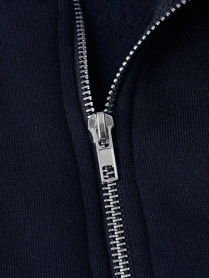 Soft Pullover Sweater - Casual Fit Half Zip