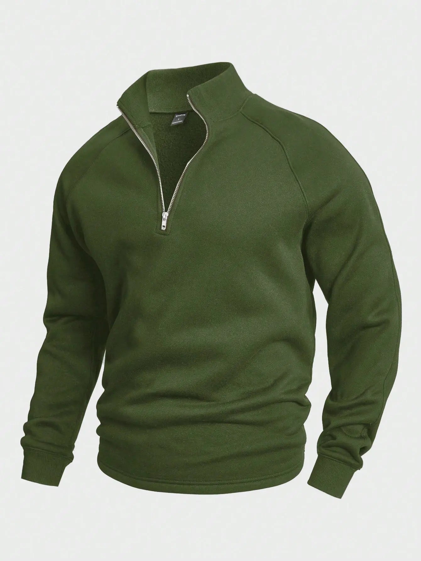 Soft Pullover Sweater - Casual Fit Half Zip