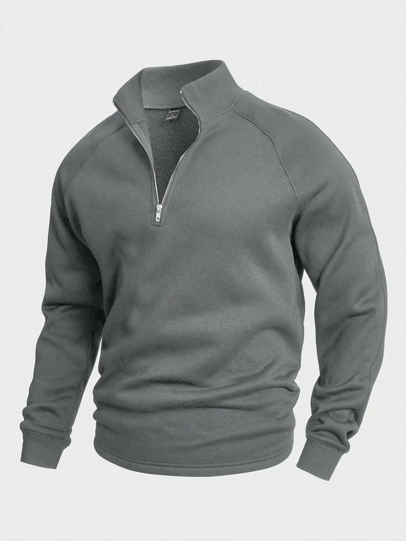 Soft Pullover Sweater - Casual Fit Half Zip