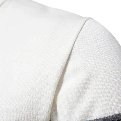 Soft Crew Neck Half Zip Sweater