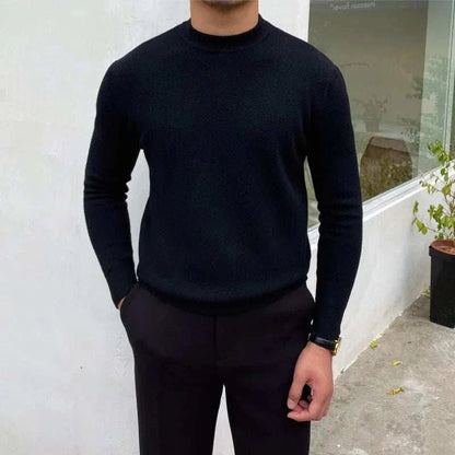 Soft Crew Neck Sweater - Comfortable Relaxed Fit