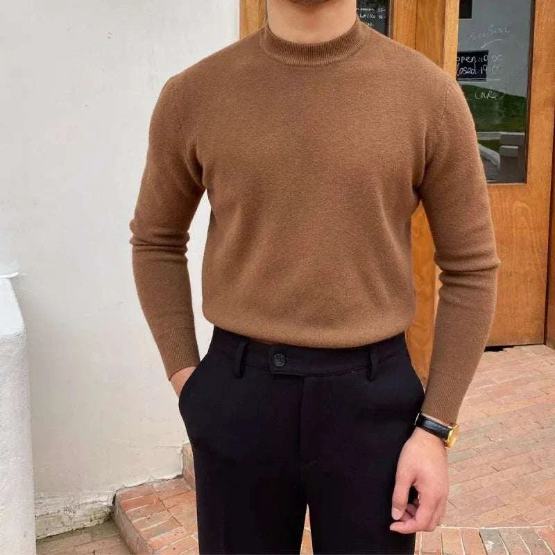 Soft Crew Neck Sweater - Comfortable Relaxed Fit