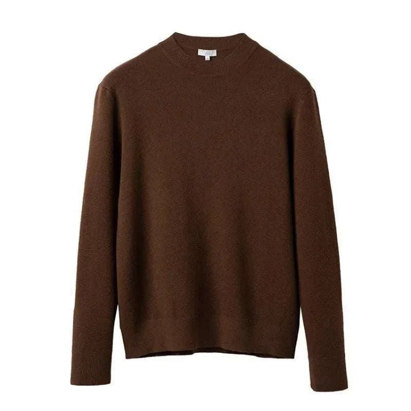 Soft Crew Neck Sweater - Comfortable Relaxed Fit