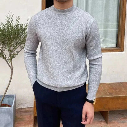 Soft Crew Neck Sweater - Comfortable Relaxed Fit - OutfitLondon