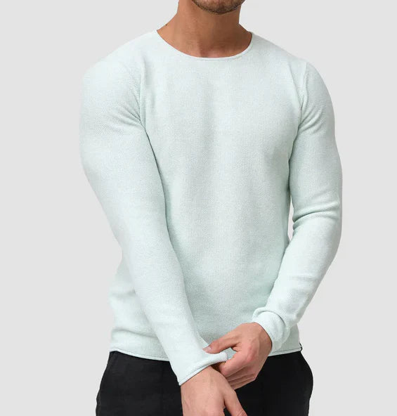 Cozy Crew Neck Sweatshirt with Safe Pockets