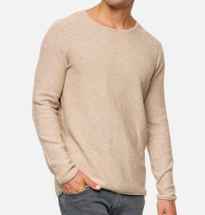 Cozy Crew Neck Sweatshirt with Safe Pockets