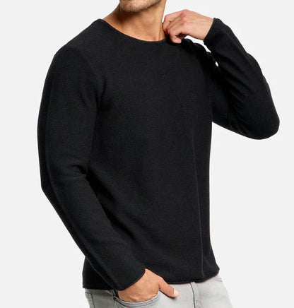 Cozy Crew Neck Sweatshirt with Safe Pockets