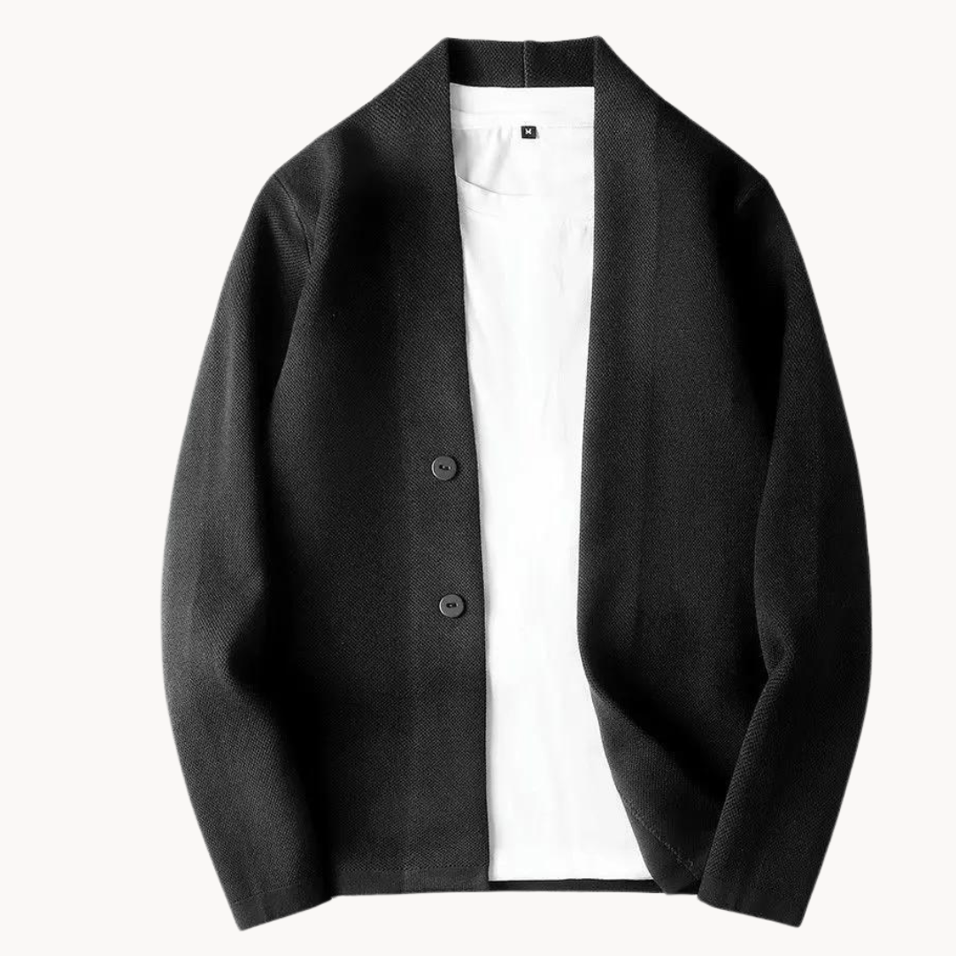 Cozy Button Front Cardigan with Soft Ribbed Edging