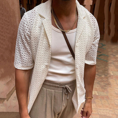 Crochet Cardigan - Lacey Design, Button Down & Fitted Style