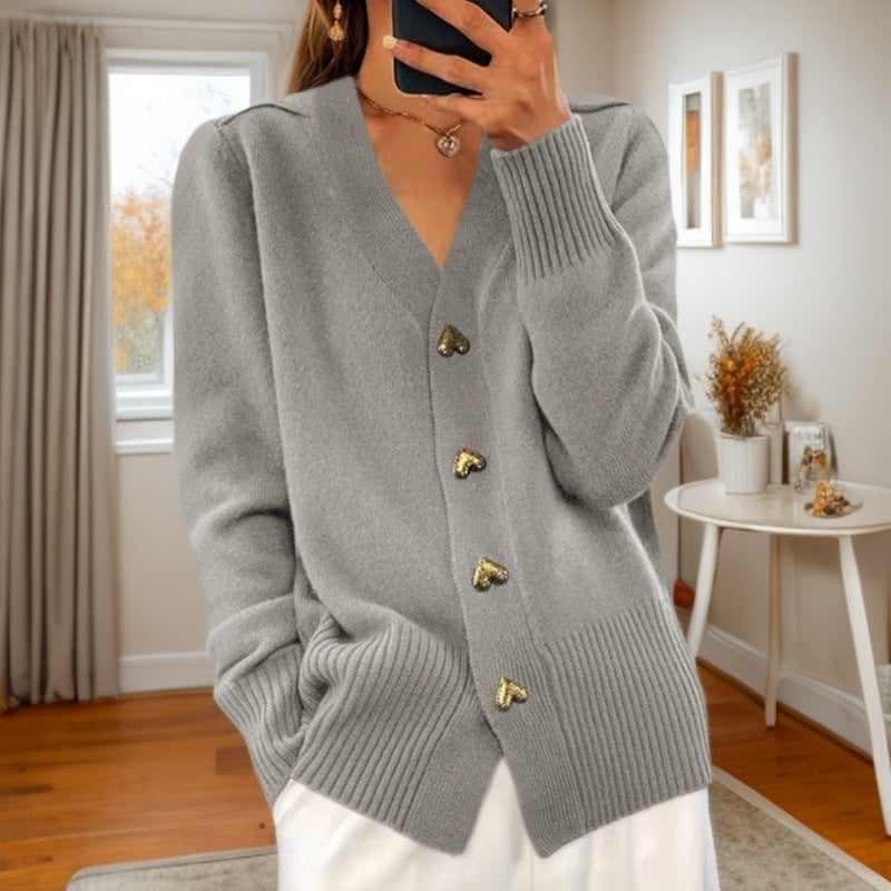 Cozy Open Front Cardigan - Lightweight Knit Sweater