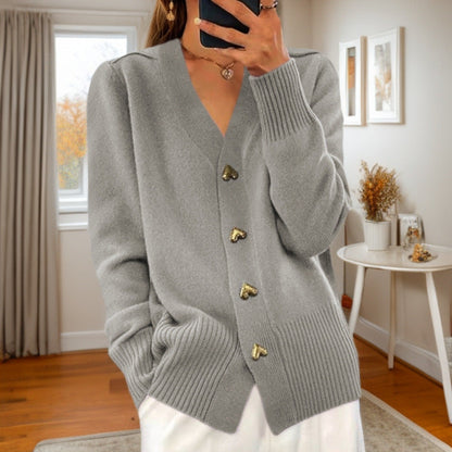 Cozy Open Front Cardigan - Lightweight Knit Sweater