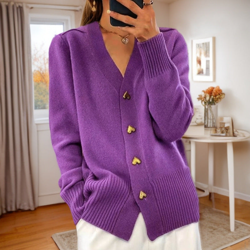 Cozy Open Front Cardigan - Lightweight Knit Sweater