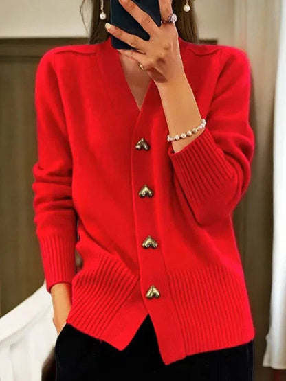 Cozy Open Front Cardigan - Lightweight Knit Sweater