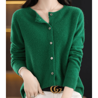 Soft V Neck Knit Cardigan for Women