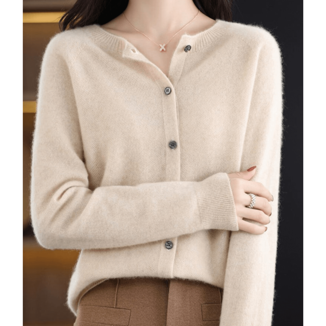 Soft V Neck Knit Cardigan for Women