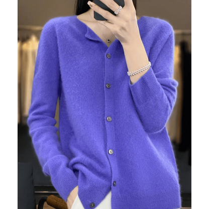 Soft V Neck Knit Cardigan for Women