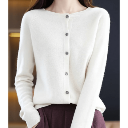 Soft V Neck Knit Cardigan for Women