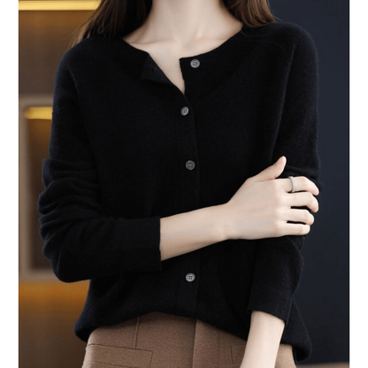 Soft V Neck Knit Cardigan for Women
