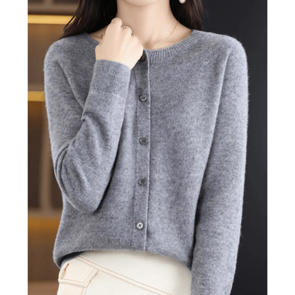 Soft V Neck Knit Cardigan for Women