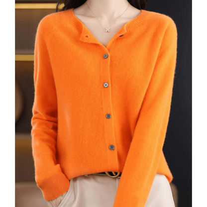 Soft V Neck Knit Cardigan for Women