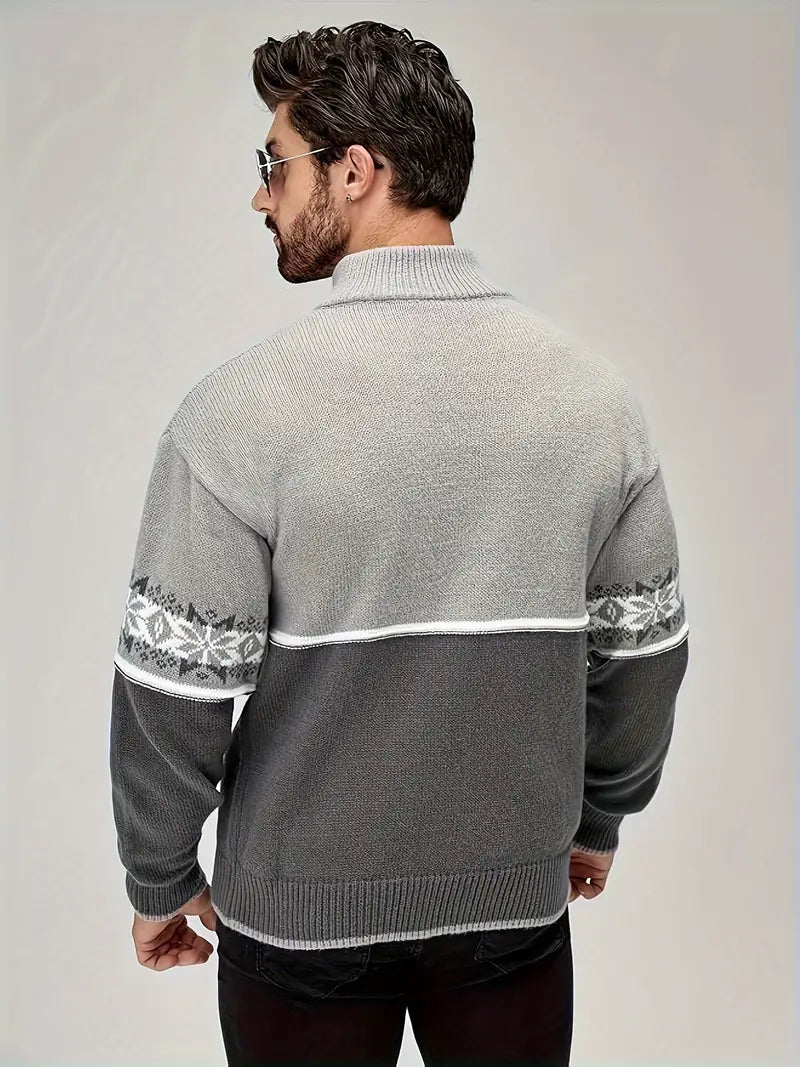Cozy Sweater - Nordic Design & Thermal Fleece Fit