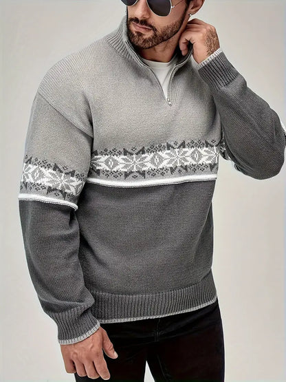 Cozy Sweater - Nordic Design & Thermal Fleece Fit