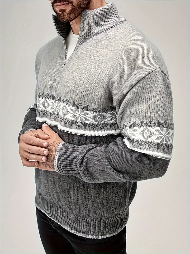Cozy Sweater - Nordic Design & Thermal Fleece Fit