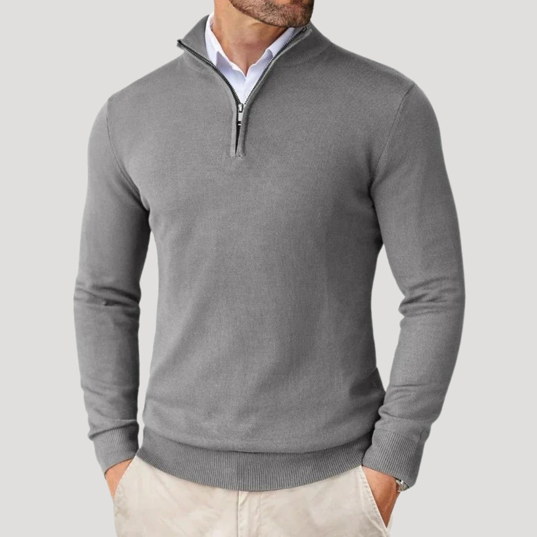 Cozy Sweater - Soft Lightweight Half Zip Pullover
