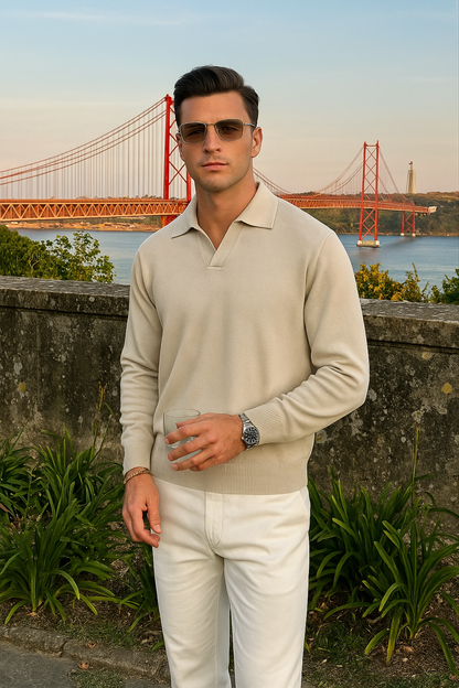 Comfortable Fit Polo Shirt - Loose Casual Style