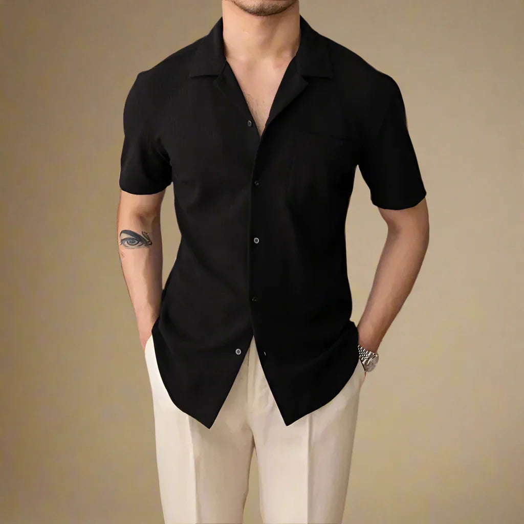 Comfortable Relaxed Fit Knit Shirt