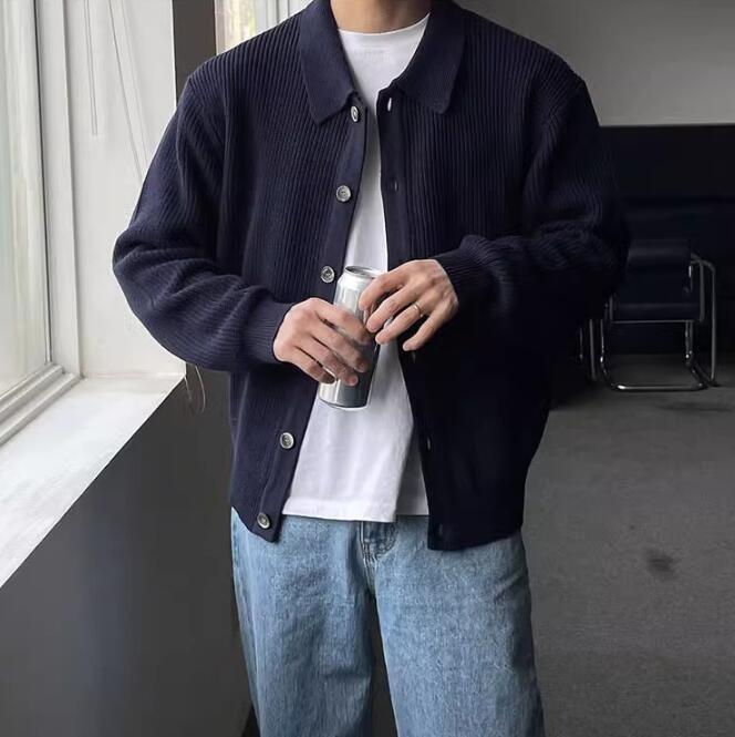 Soft Acrylic Sweater with Buttons and Relaxed Fit