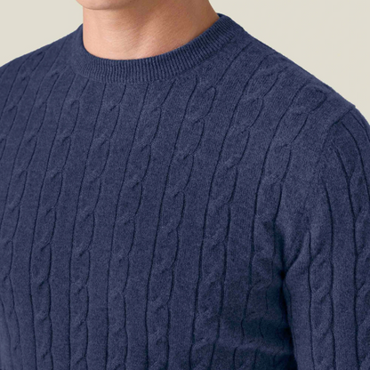 Cozy Cable Knit Sweater Relaxed Fit