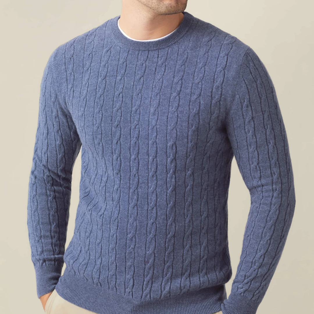 Cozy Cable Knit Sweater Relaxed Fit